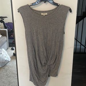 Madewell side knot tank top